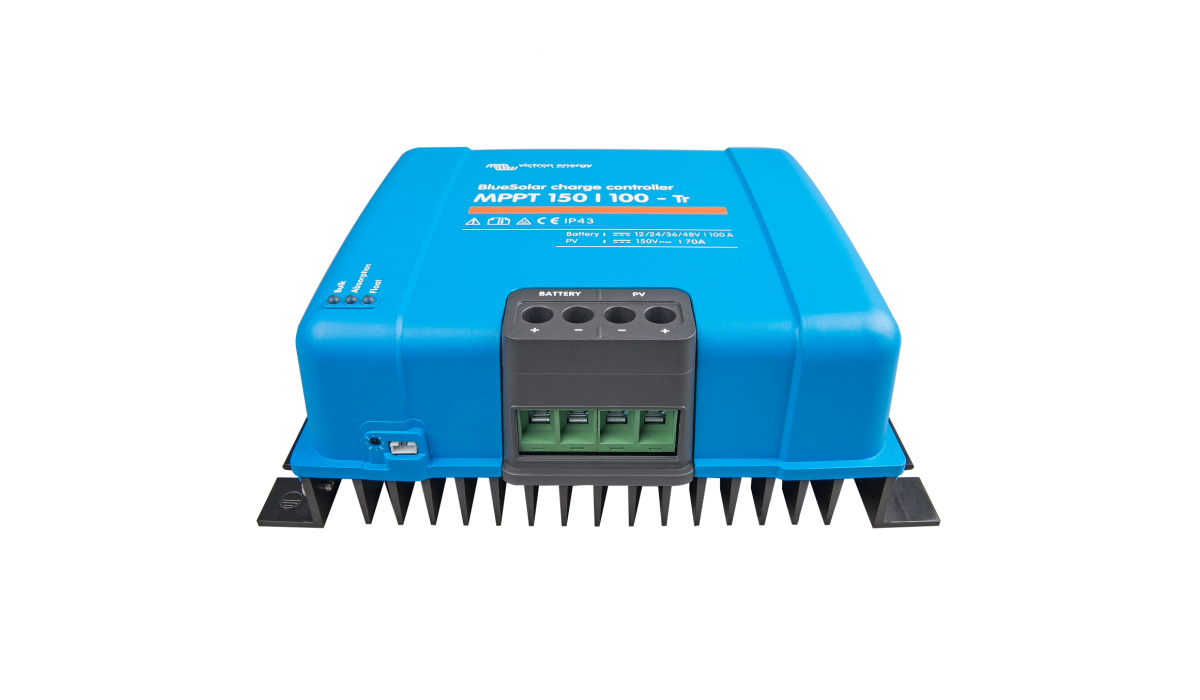Контроллер заряда BlueSolar MPPT 150/100 Tr (100A, 12/24/48V, IP65, MPPT 150В) Victron Energy